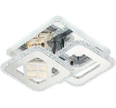 Потолочная люстра (+ночной режим) с пультом Escada 10226/2LED BL Chrome_ESC