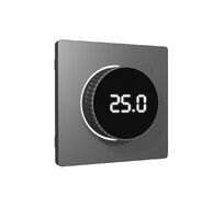 Лицевая панель ALFA для терморегулятора теплого пола с цифровым дисплеем QUANT Ambrella Volt AP6558_AMB