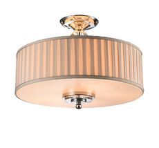Потолочный светильник NewPort 3105/PL бежевый плиссированный_NP