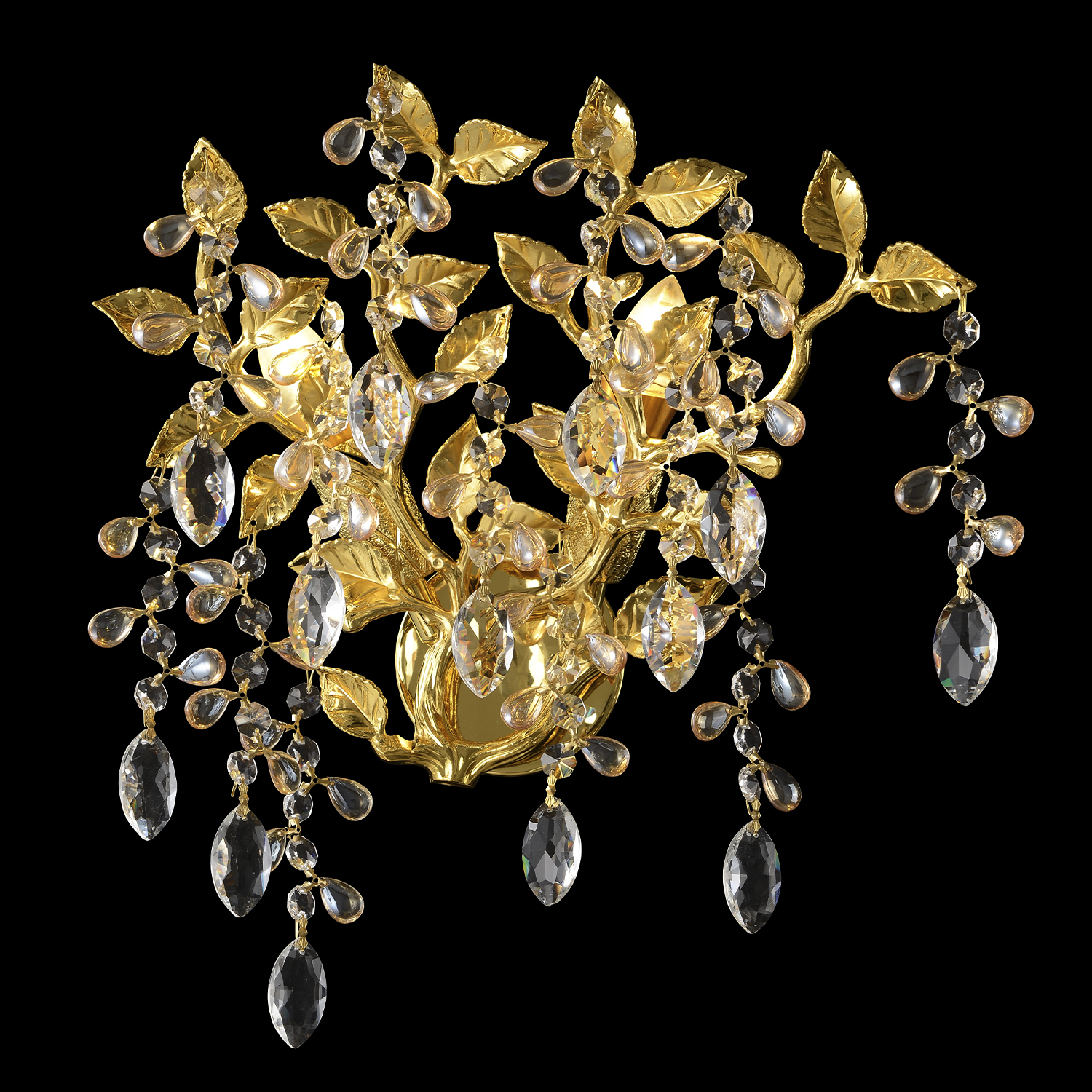 Настенный светильник Crystal Lux EDEN AP2 GOLD_CR