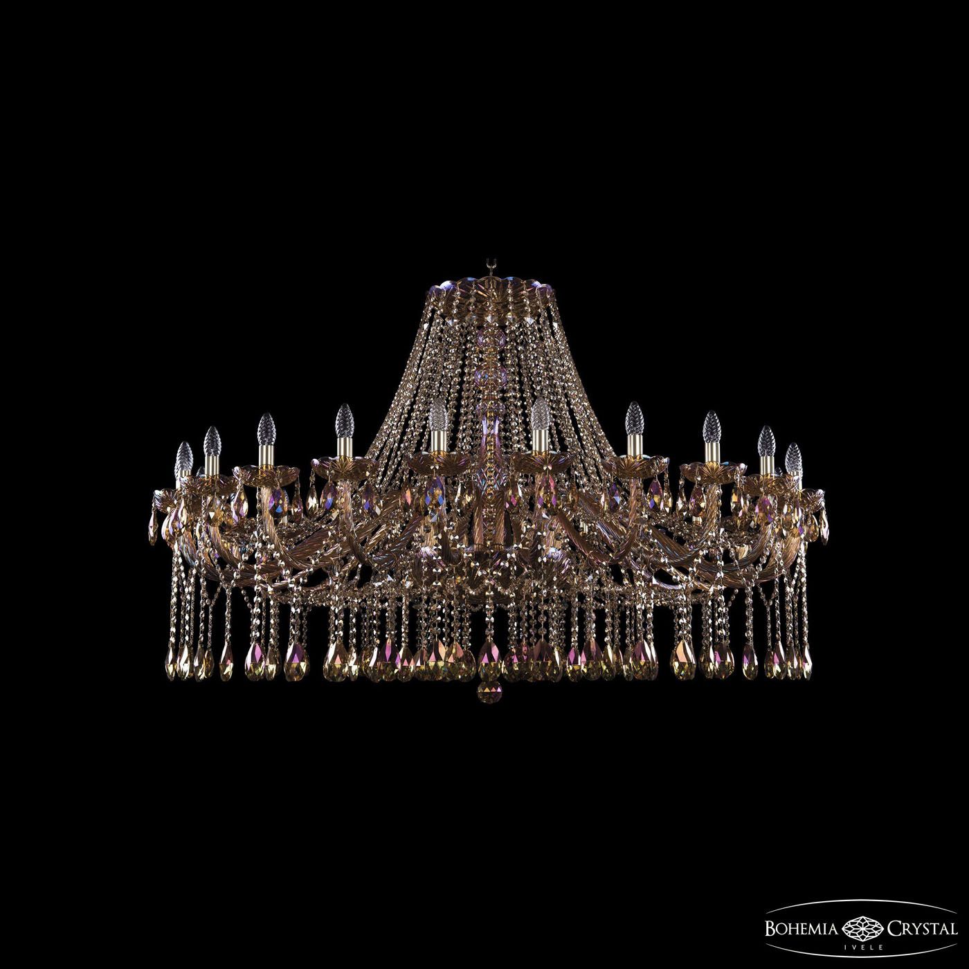 

Хрустальная люстра Bohemia Ivele 1413/24/530 G M777, 1413/24/530 G M777