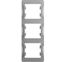 Рамка на 3 поста (алюминий) Systeme Electric GSL000307