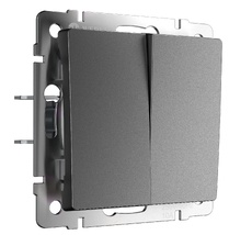 Выключатель двухклавишный Werkel a063098_WR