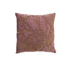 Подушка с бисером Пионы пыльная роза Garda Decor 70SW-32907