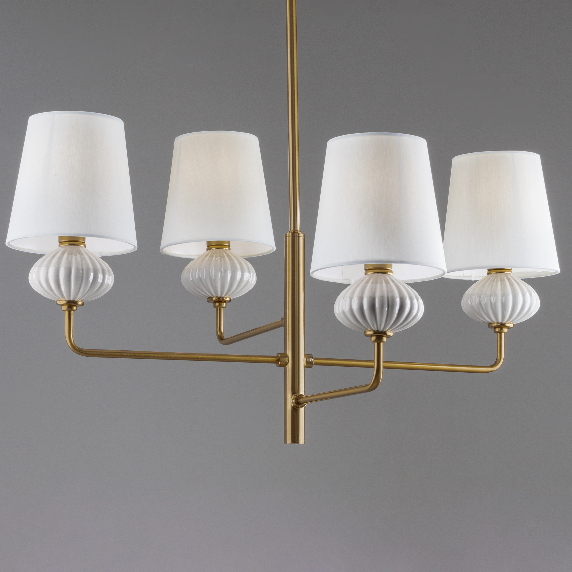 Подвесная люстра на штанге Freya Ceramics FR2029PL-04BS_MY