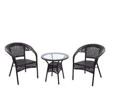 Кофейный стол + 2 кресла из ротанга KinkLight KL01157K_KL