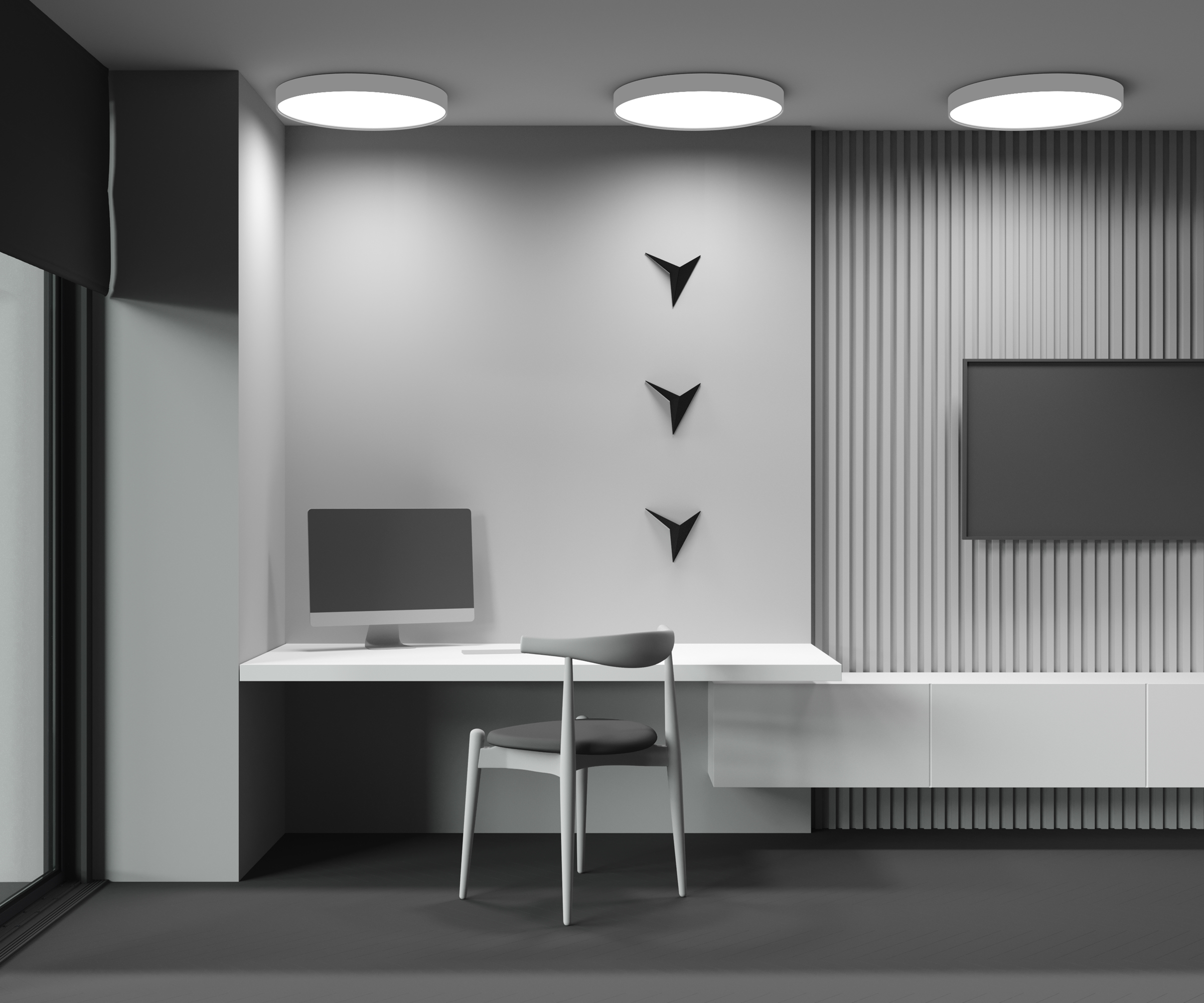 Потолочный светильник Maytoni Zon C032CL-90W3K-RD-W_MY