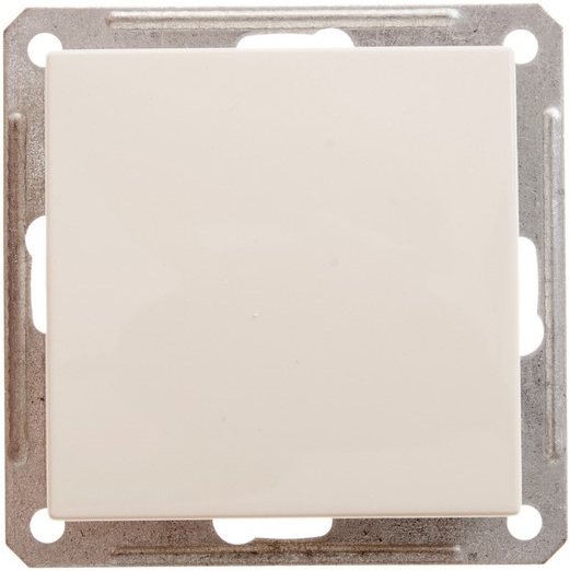 Выключатель встраиваемый одноклавишный (слоновая кость) IP44 Systeme Electric VS610-156B-2-86
