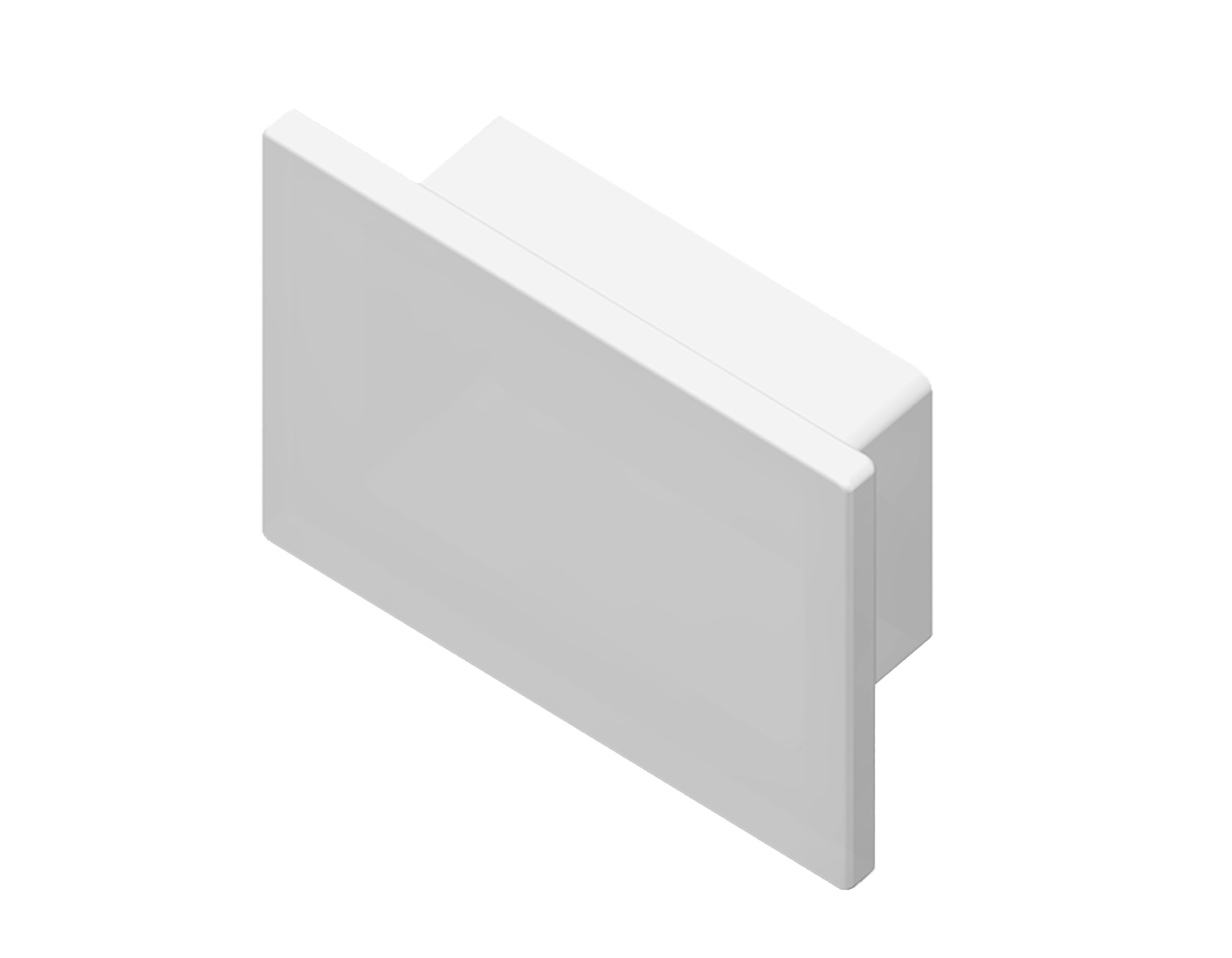 Заглушка для накладного алюминиевого профиля GP1750 комплект 4шт Ambrella Light ILLUMINATION GP8350_AMB