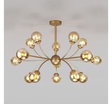 Потолочная люстра Eurosvet со стеклянными плафонами Astro a057464_EU