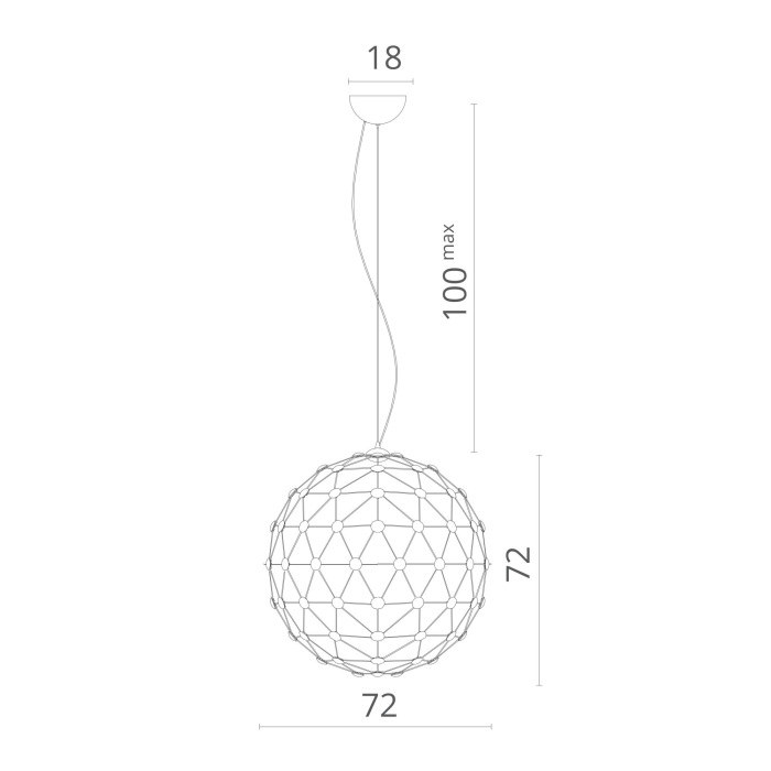 Подвесная люстра Divinare 1610/02 SP-96_DI