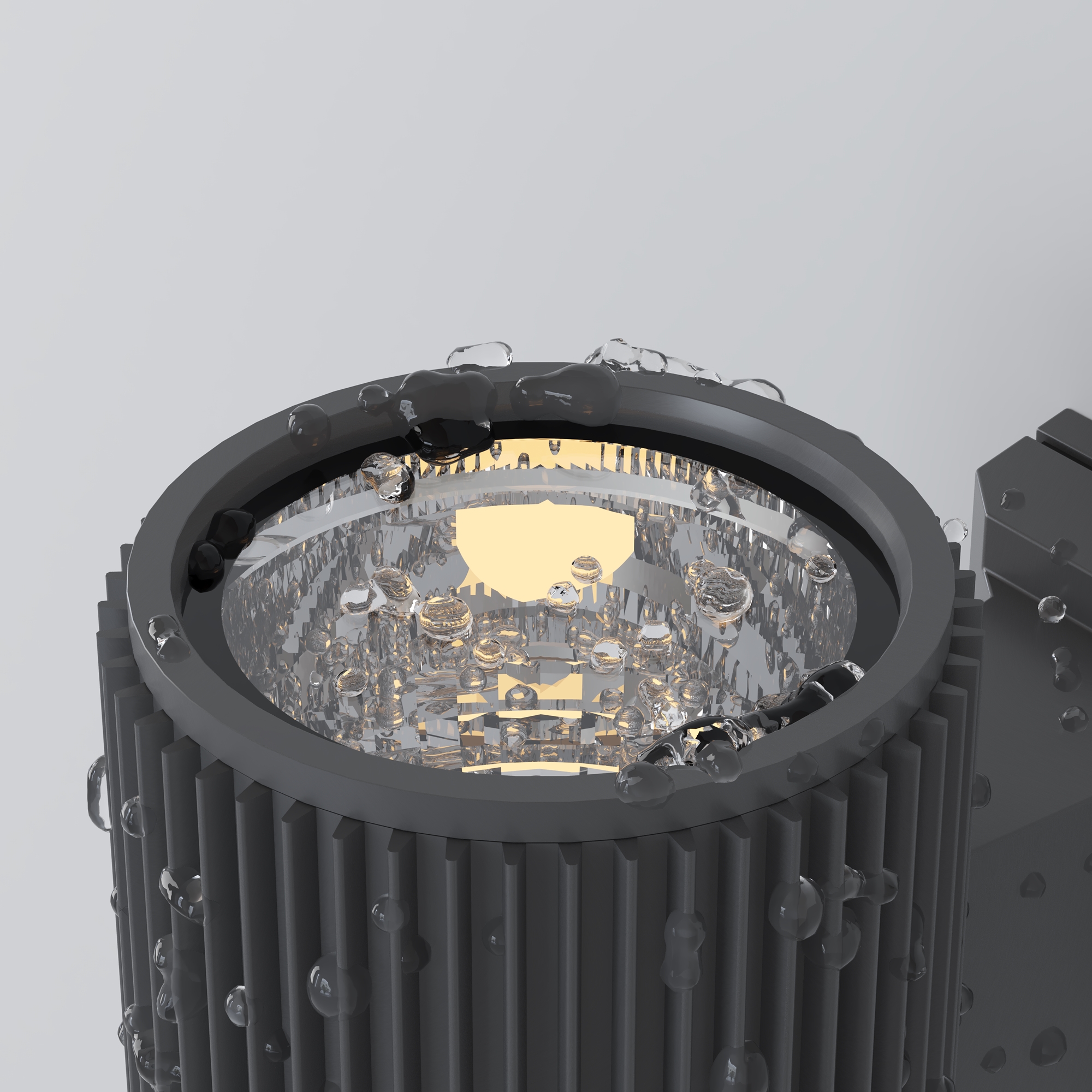 Уличный настенный светильник Rando O419WL-01GR_MY