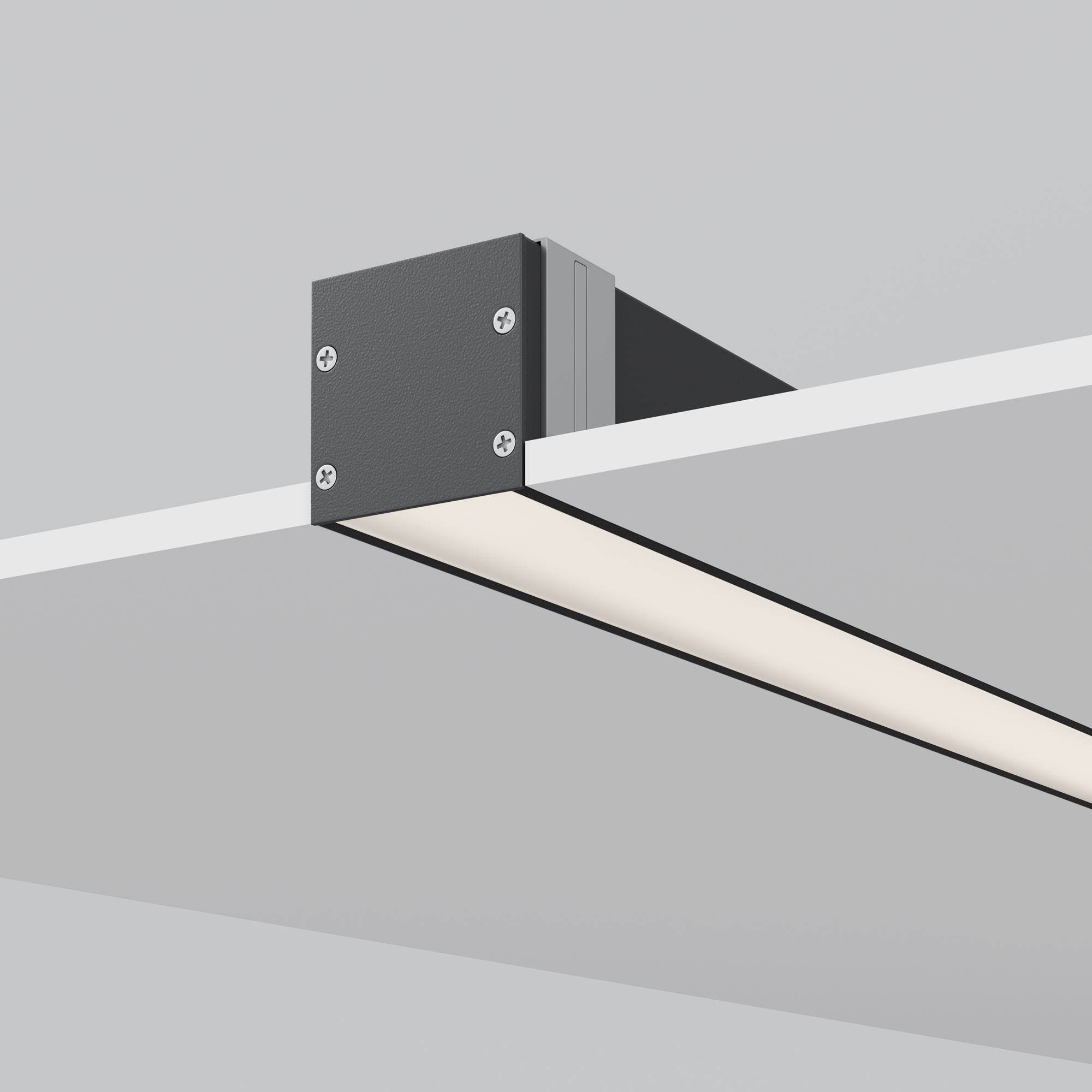 Радиусный профиль линейный 2.5м Maytoni ALM-3535R-B-D-2.5M_MY
