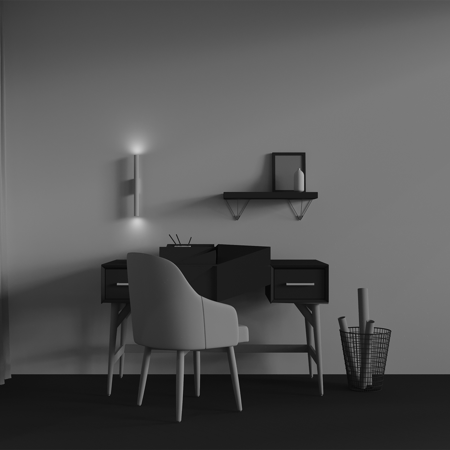 Настенный светильник Maytoni Calipso C082WL-12W2.7K-W_MY