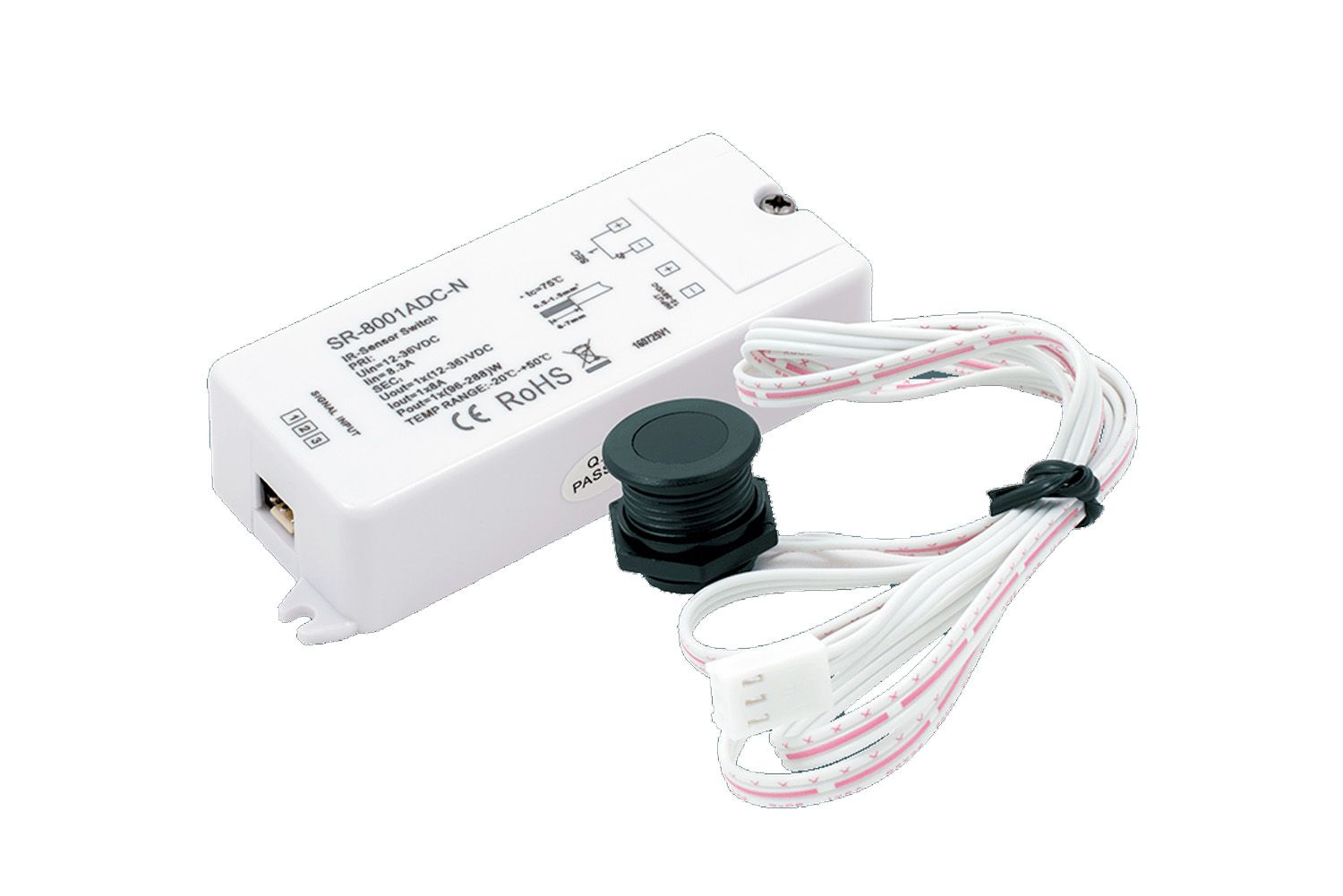 Сенсорный выключатель для лент купить. ИК-выключатель SR-8001a. Датчик SWG SR-8001a. SWG ИК-выключатель SR-8001adc-n. SWG ИК-выключатель SR-8001adc-n схема.
