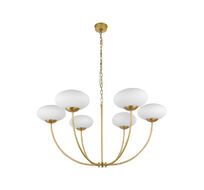 Подвесная люстра Newport KARINA 3916/С brass_NP
