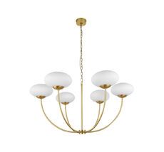 Подвесная люстра Newport KARINA 3916/С brass_NP