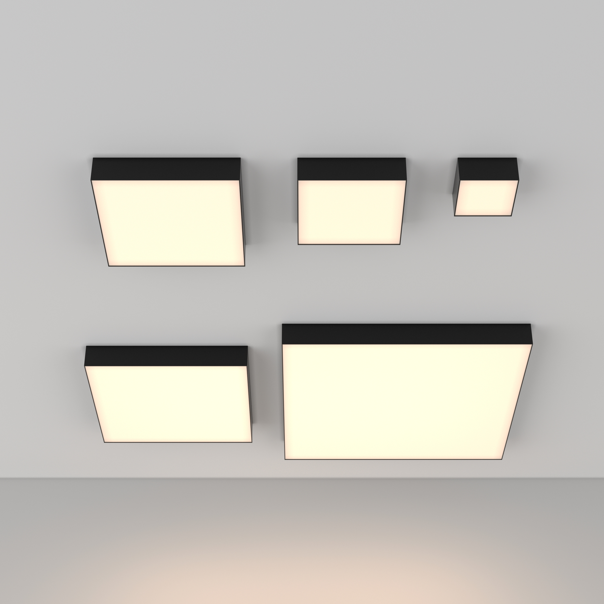 Потолочный светильник Maytoni Zon C032CL-90W3K-SQ-B_MY