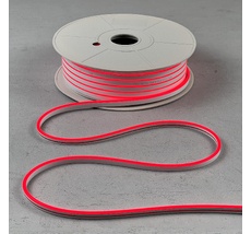 Односторонний Гибкий Неон 8х16мм Красный 12В, IP65 LTC FR-23513 FR-23513