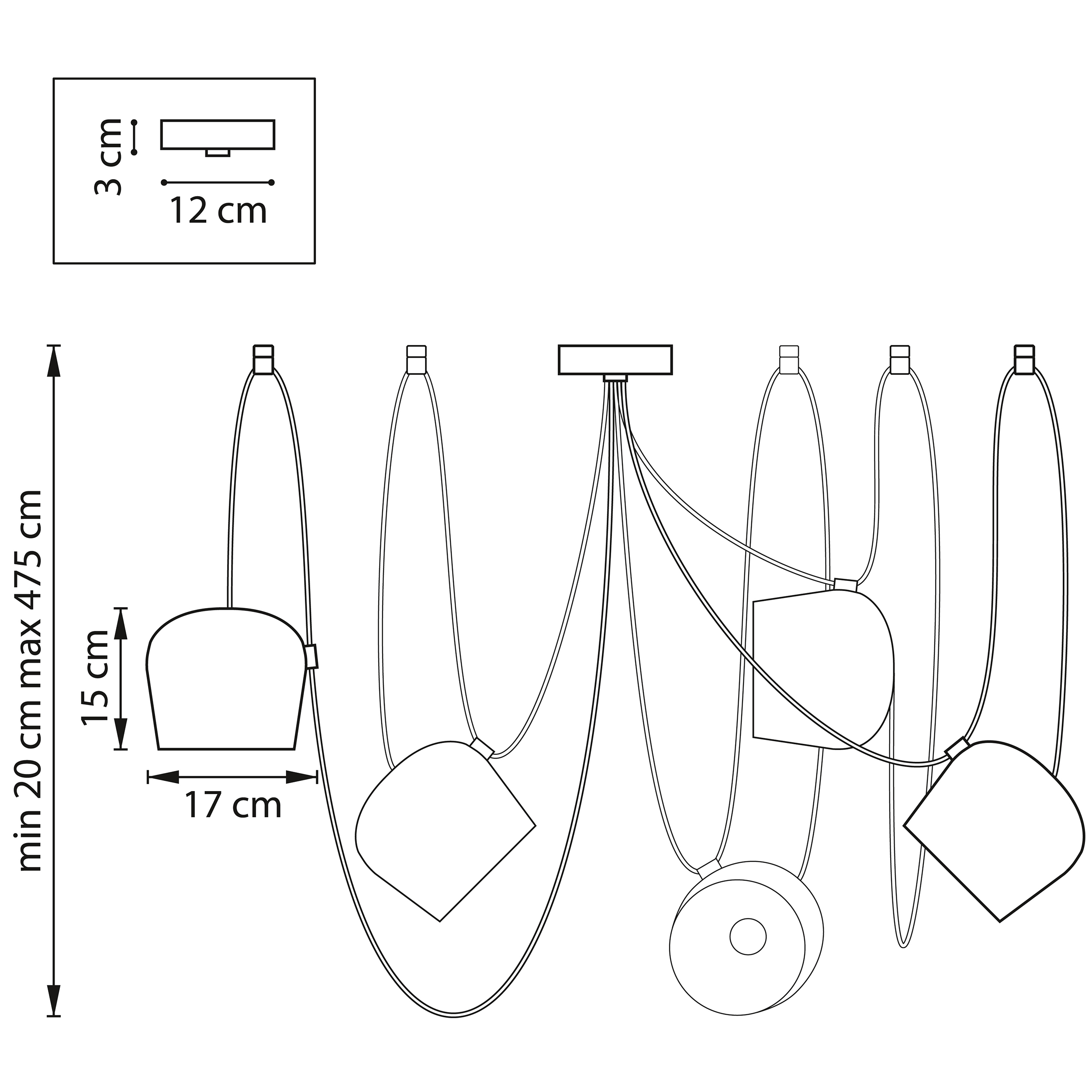 Подвесная люстра LightStar OMEGA 727153_LS