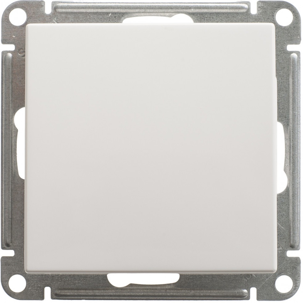 Выключатель встраиваемый одноклавишный (белый) Systeme Electric VS110-154-1-86