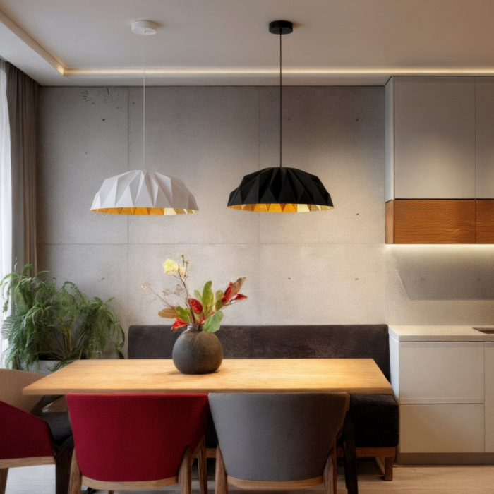 Подвесной светильник светодиодный ORIGAMI DK6655-BK+SG Denkirs DK6655-BK+SG