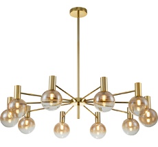 Люстра потолочная на штанге (13015/10R Gold) Indigo V000221