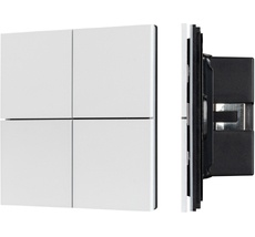 INTELLIGENT Кнопочная панель KNX-304-23-IN White (BUS, Frameless) (IARL, IP20 Металл, 2 года) 038365 Arlight 038365_ARL