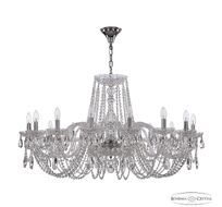 Хрустальная люстра Bohemia Ivele Crystal 1402/16/400 Ni_BI