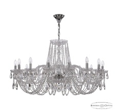 Хрустальная люстра Bohemia Ivele Crystal 1402/16/400 Ni_BI