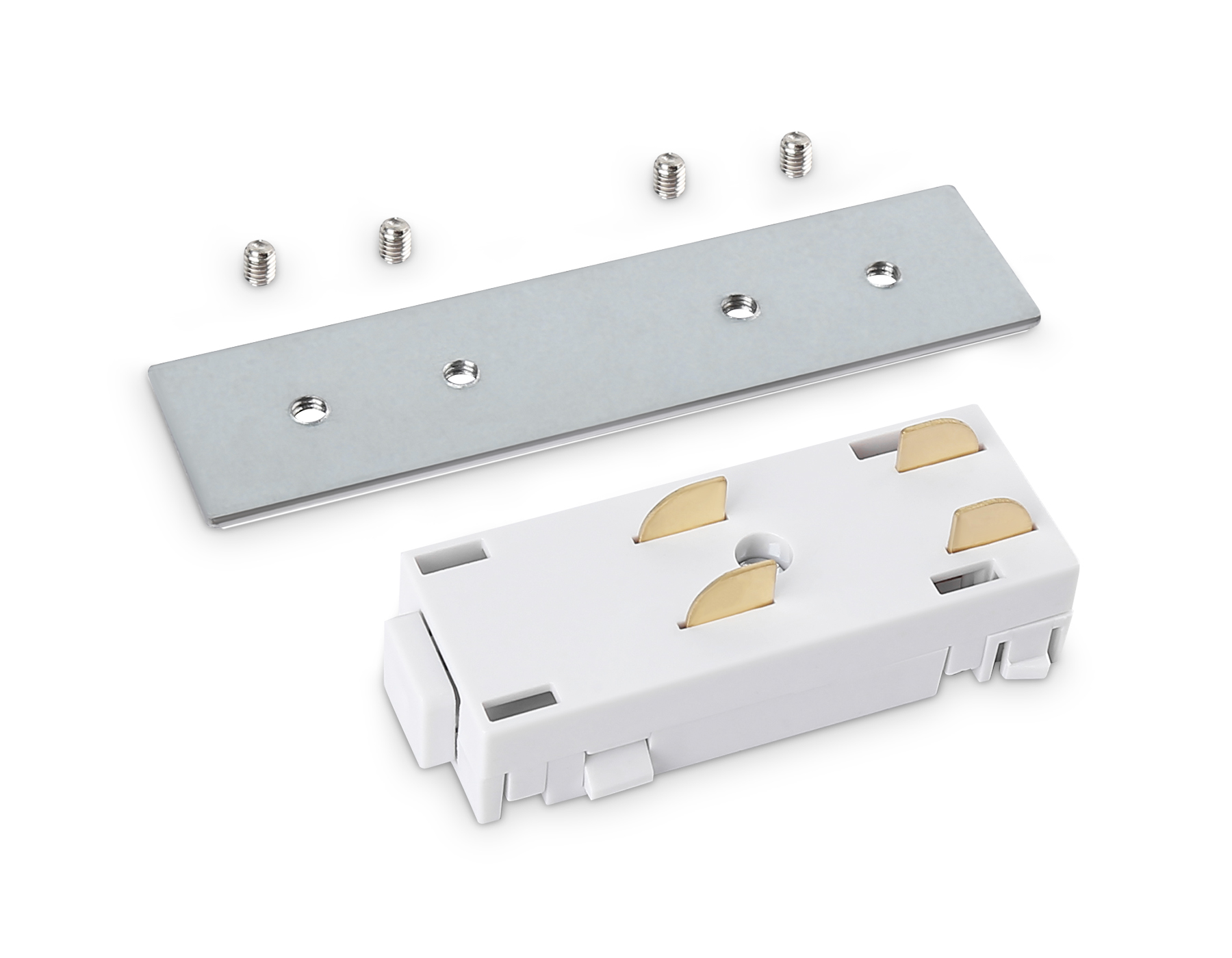 Коннектор питания прямой с соединителем для шинопровода Ambrella Light Magnetic GL1105_AMB