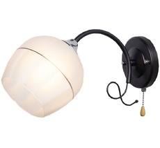 Бра с выключателем MD.3314-1-W BK+CH Imex MD.3314-1-W BK+CH_IM