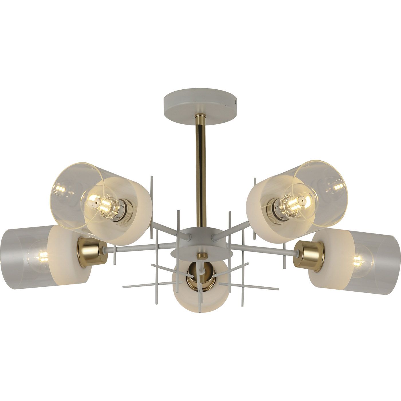 

Потолочная люстра Toplight Chloe TL1253D-05WG, TL1253D-05WG