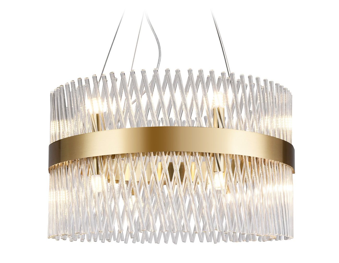 Подвесная люстра Ambrella light с хрусталем TR TR5361_AMB