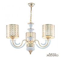 Подвесная люстра Arte Milano Florentina 308857/3 Wh/Gd