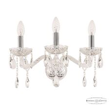 Бра Bohemia Ivele Crystal 107B/3/165 Ni_BI