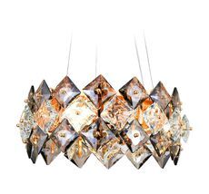 Подвесная люстра Ambrella light с хрусталем Traditional TR5185_AMB