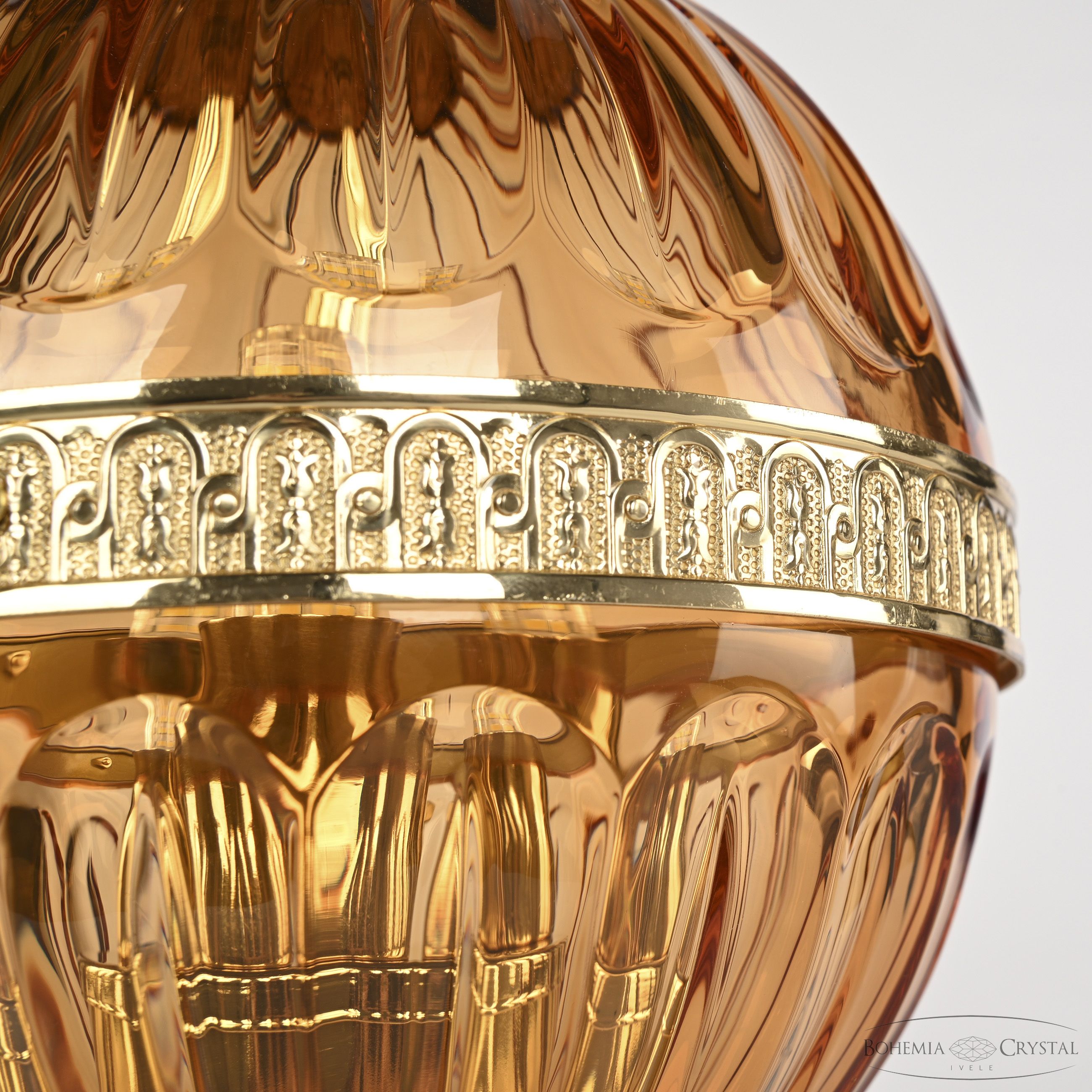 Настольная лампа Bohemia Ivele Crystal 5680L/17 G Amber/M-1H_BI