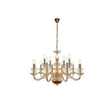 Подвесная люстра ILamp Mercury P9448-10+5 Gold_IP