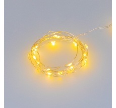 Светодиодная гирлянда ARD-DEW-HOME-2000-CLEAR-20LED-STD Yellow (3V, Battery Pack) (Ardecoled, IP20) 048703 Arlight 048703_ARL