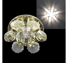 Точечный светильник круглый Sneha 2022/B G9 CR+YL_SN