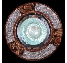 Точечный светильник круглый Sneha 6063/YES MR16 CF/SV_SN