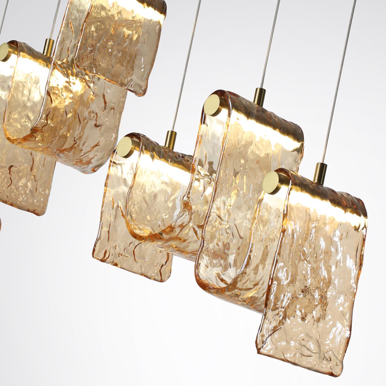 Подвесная люстра линейная ODEON LIGHT FLOW 5105/52L