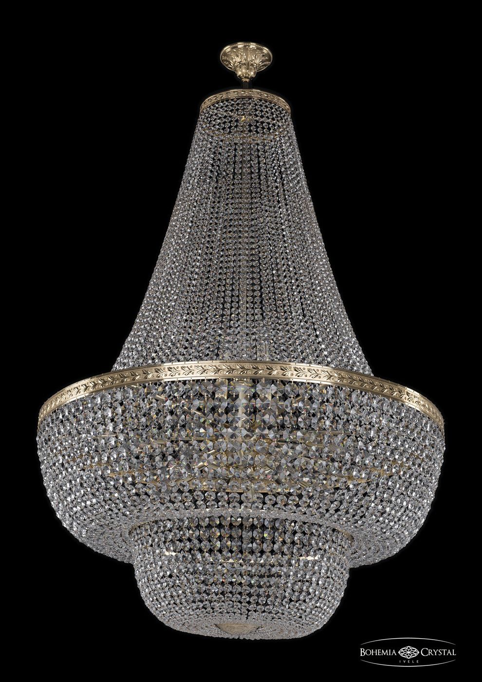 Хрустальная люстра Bohemia Ivele 19101/H2/100IV G_BI