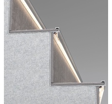 Встраиваемый алюминиевый профиль для подсветки ступеней (под ленту до 11mm) Elektrostandard a068313_ES