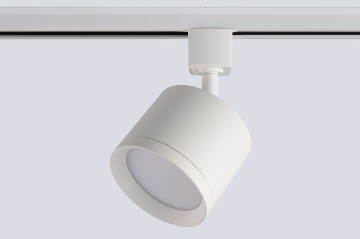 Трековый светильник однофазный Crystal Lux CLT 0.31 020 WH_CR