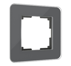 Рамка из стекла на 1 пост Elite графит Werkel a057878_WR
