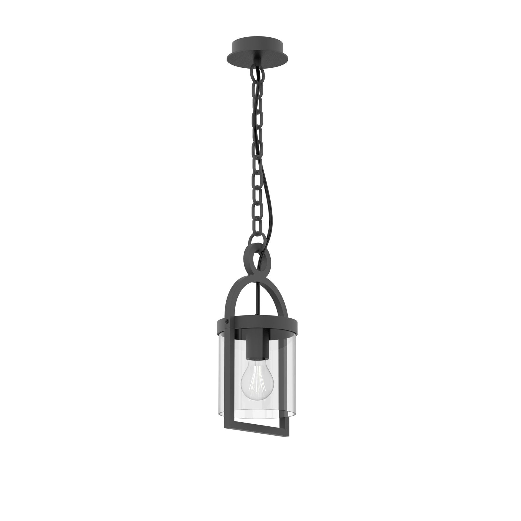 Уличный подвесной светильник MAYA 6555, цвет серый