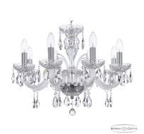 Хрустальная люстра Bohemia Ivele Crystal 118/8/195 Ni_BI