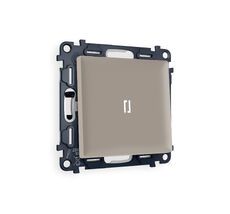 Выключатель одноклавишный проходной с подсветкой 5600K Ambrella Volt ALFA QUANT MA362035_AMB